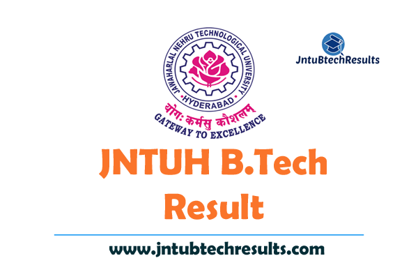 JNTUH B.Tech Examinations Result 2023 results.jntuh.ac.in