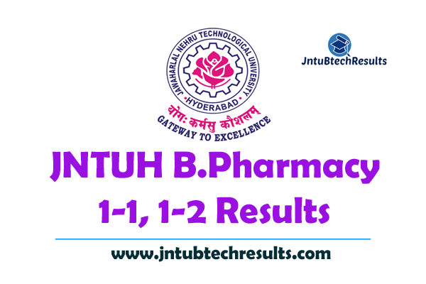 JNTUH B.Pharm 1 1 1 2 Sem 1st Year Results 2023 R22 R17 R16 R15 R13