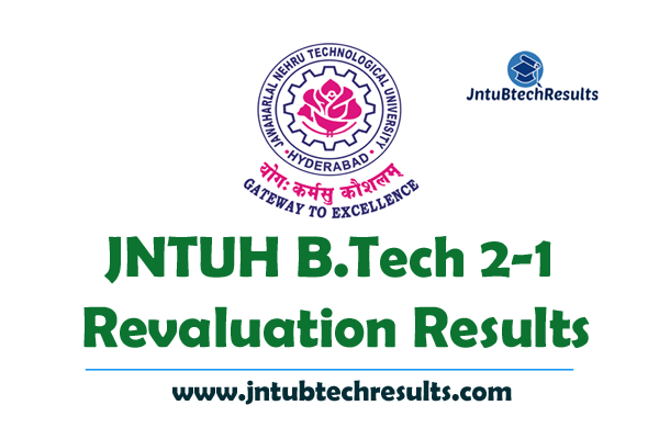 JNTUH B.Tech 2 1 Sem RC RV Results 2023 jntuhresults.in