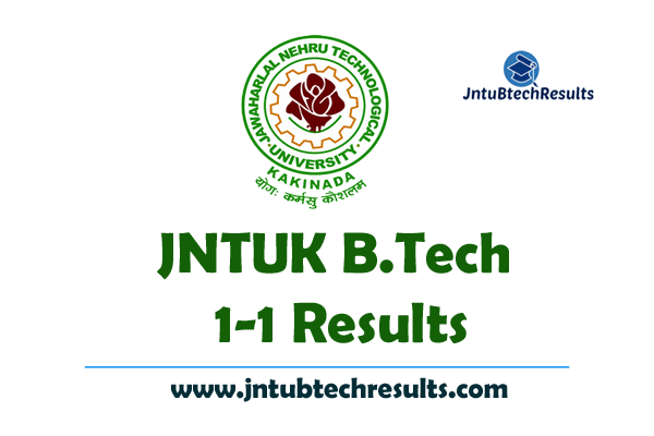 JNTUK B.Tech 1 1 Results R20 R19 R16 R13 2023 Regular Supply