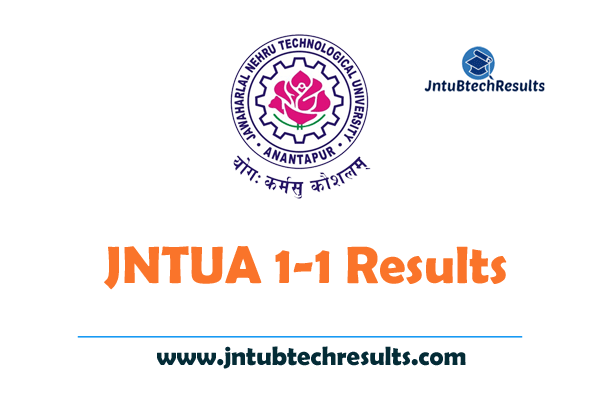 JNTUA 1 1 Results